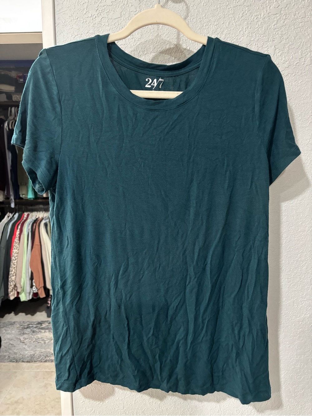 Maurices Women's Short Sleeve Tee in Deep Teal